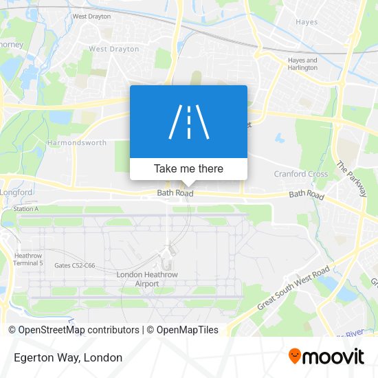 Egerton Way map