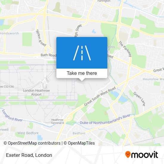 Exeter Road map