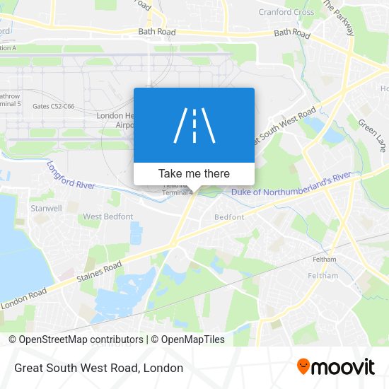 Great South West Road map