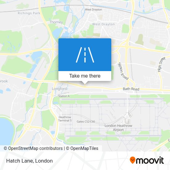 Hatch Lane map