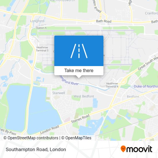 Southampton Road map