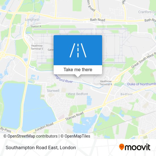 Southampton Road East map