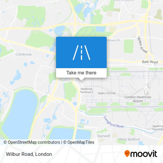 Wilbur Road map