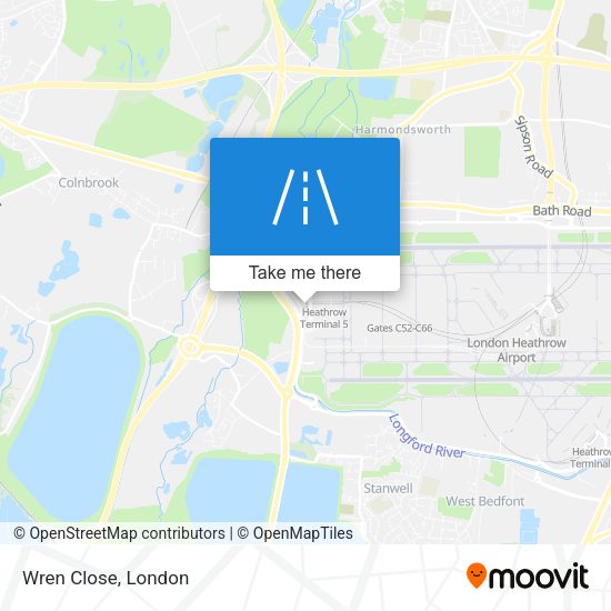Wren Close map
