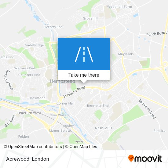 Acrewood map