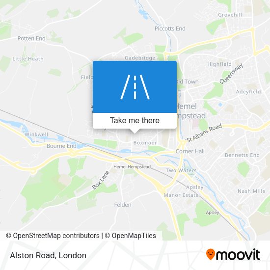 Alston Road map