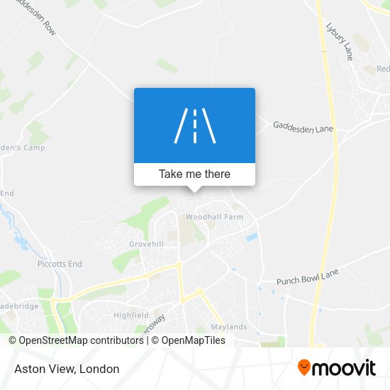Aston View map