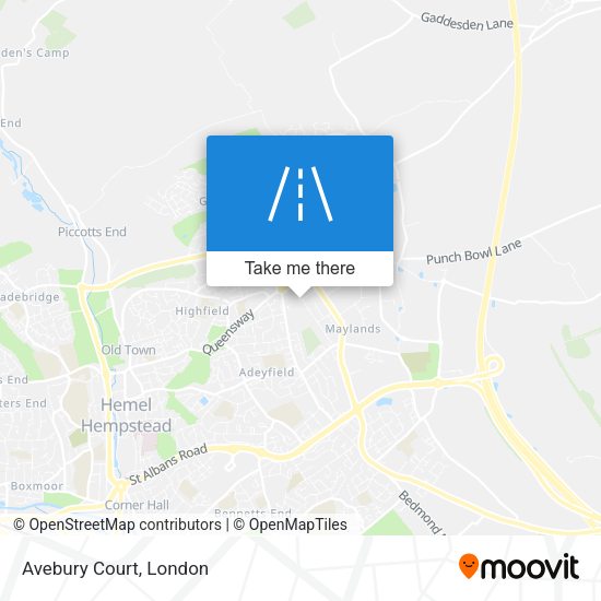 Avebury Court map