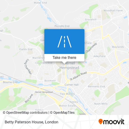 Betty Paterson House map