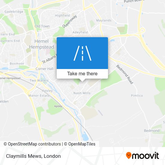 Claymills Mews map