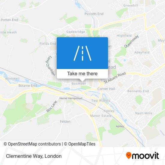 Clementine Way map