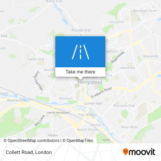 Collett Road map