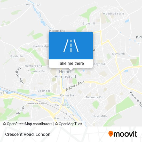 Crescent Road map