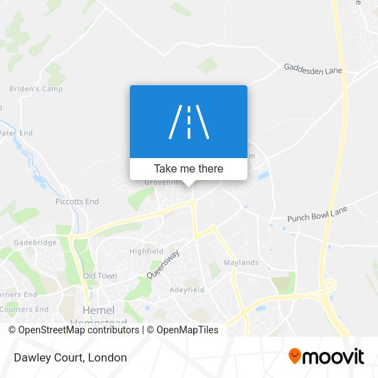 Dawley Court map