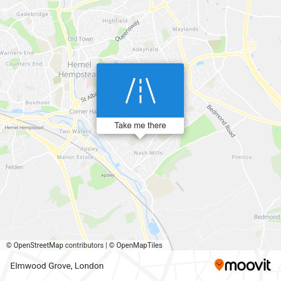 Elmwood Grove map