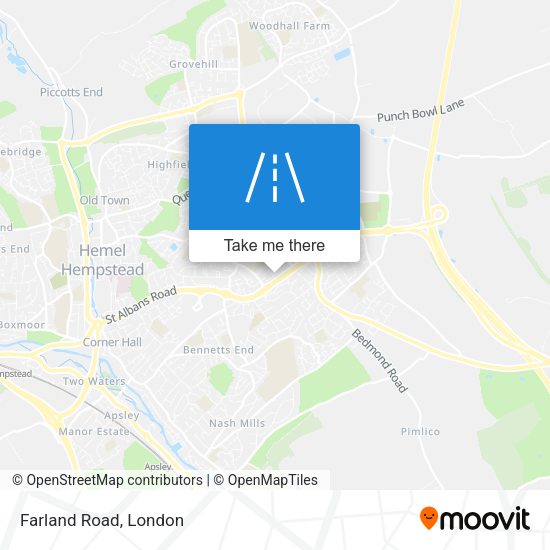 Farland Road map