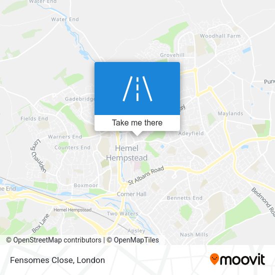 Fensomes Close map