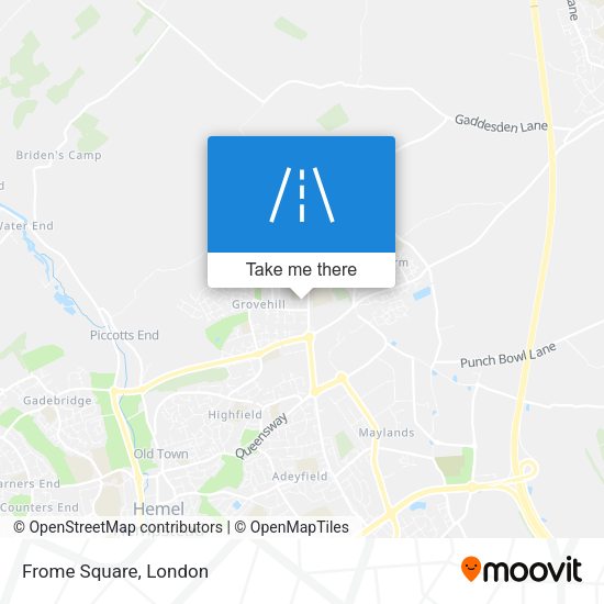 Frome Square map