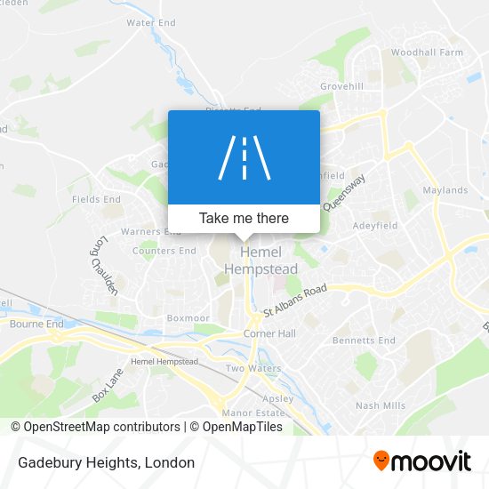 Gadebury Heights map