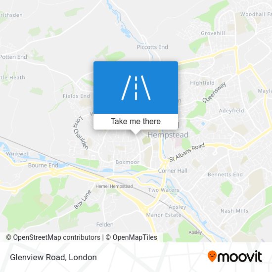Glenview Road map