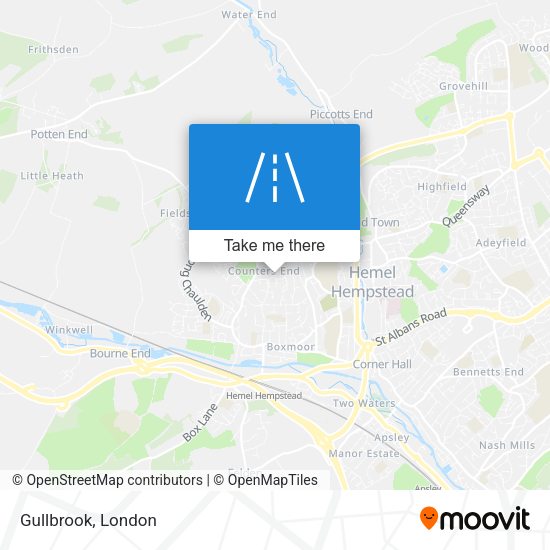 Gullbrook map