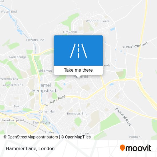 Hammer Lane map