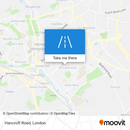 Hancroft Road map