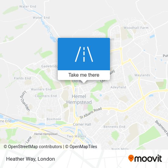 Heather Way map