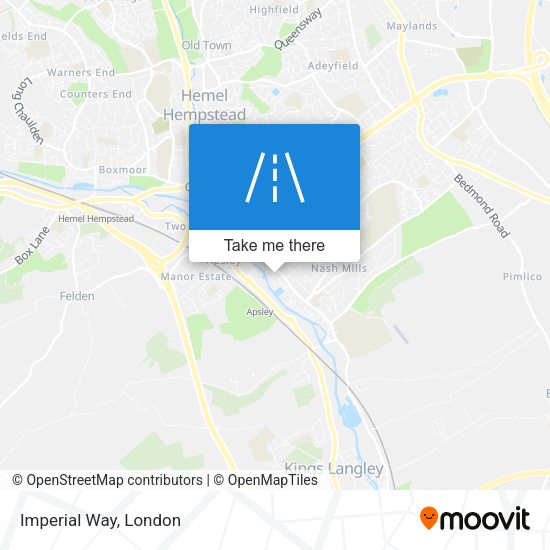 Imperial Way map