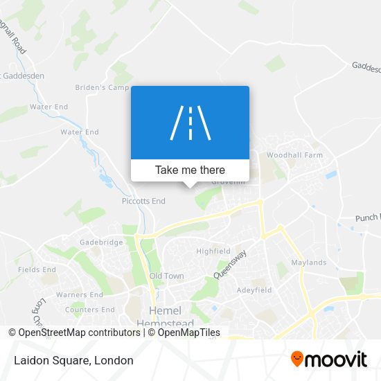 Laidon Square map