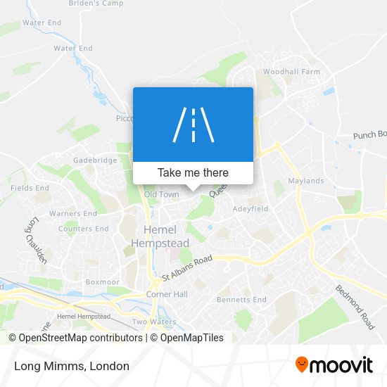 Long Mimms map