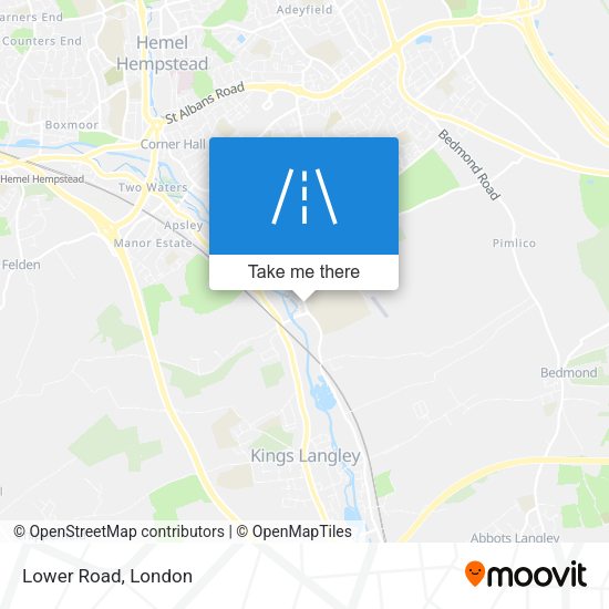Lower Road map