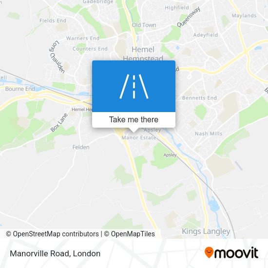 Manorville Road map