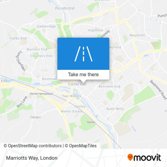 Marriotts Way map