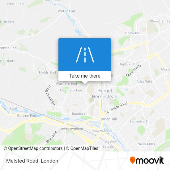 Melsted Road map