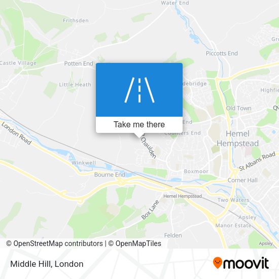 Middle Hill map