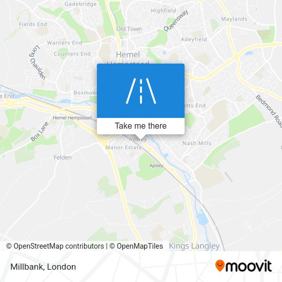 Millbank map