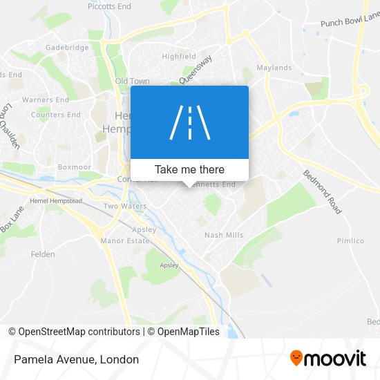 Pamela Avenue map