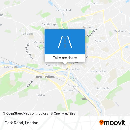 Park Road map