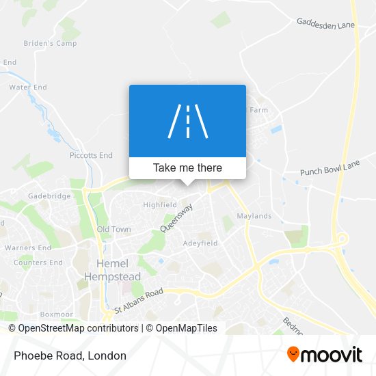 Phoebe Road map