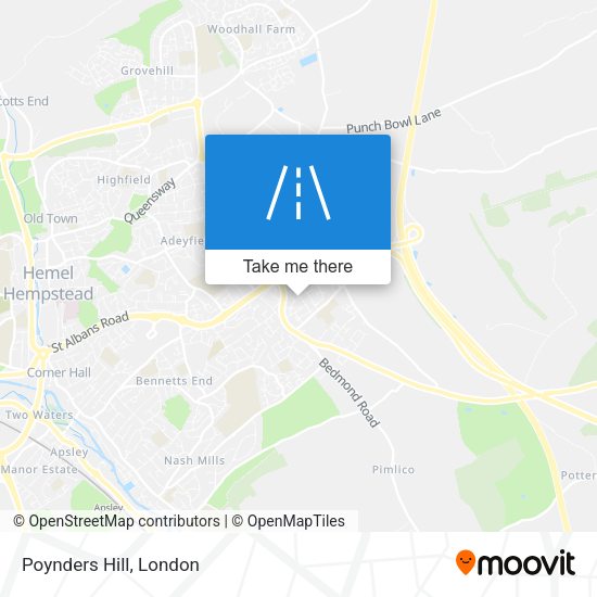 Poynders Hill map