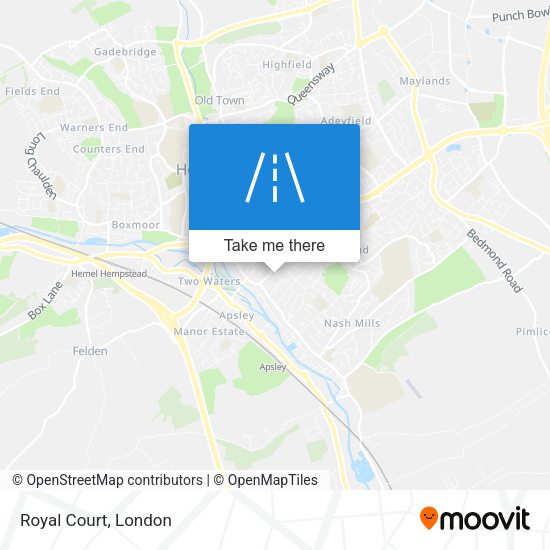 Royal Court map