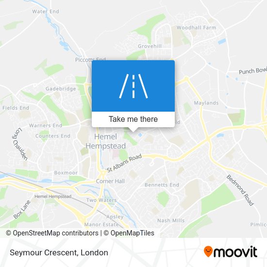 Seymour Crescent map