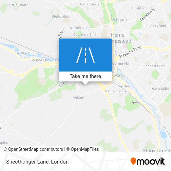 Sheethanger Lane map