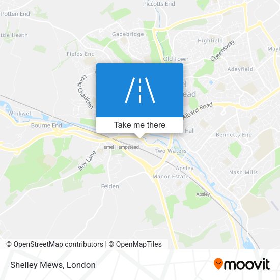 Shelley Mews map