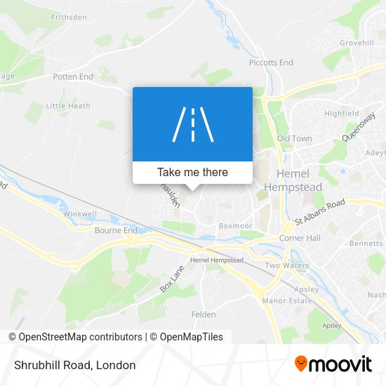 Shrubhill Road map