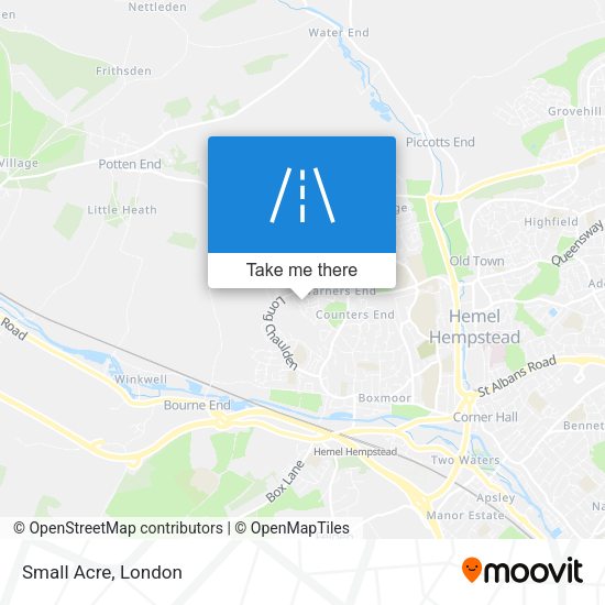 Small Acre map