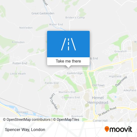 Spencer Way map