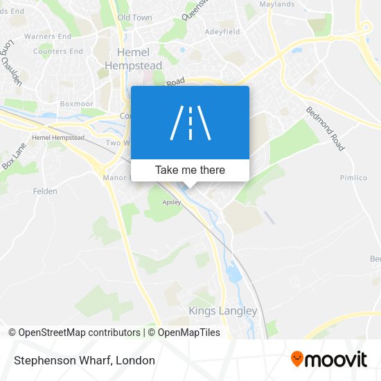Stephenson Wharf map