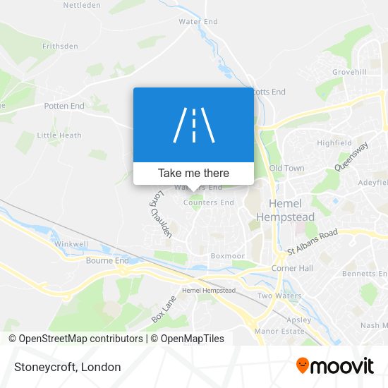 Stoneycroft map